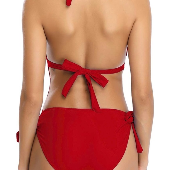 Red One piece bathing suit size Large - Picture 5 of 5